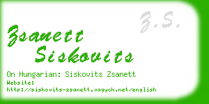 zsanett siskovits business card